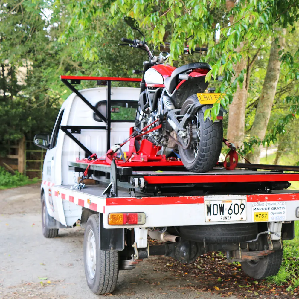 Sistema de anclaje para motocicletas de Grúas Vélez
